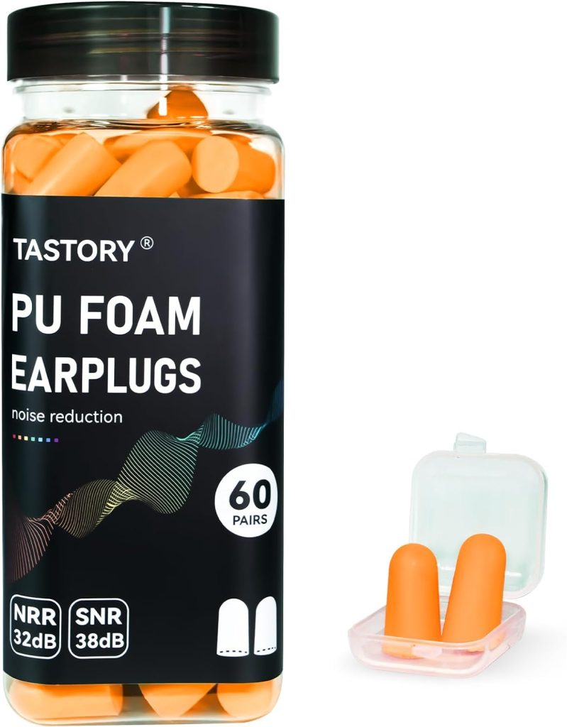 TASTORY Foam Ear Plugs, 60Pair