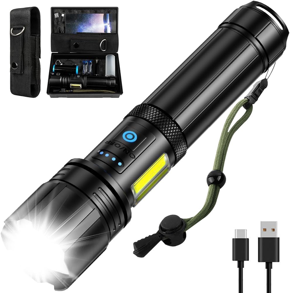 Rechargeable LED Flashlights High Lumens