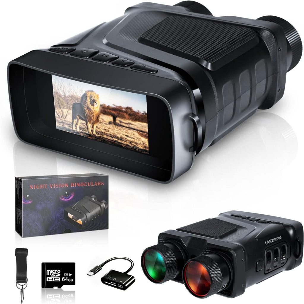 Vocloud Rechargeable Digital Night Vision Goggles