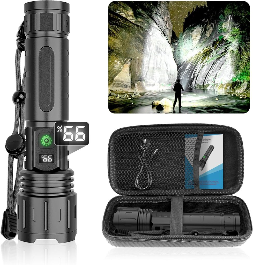 DanByte Rechargeable LED Flashlights High Lumens