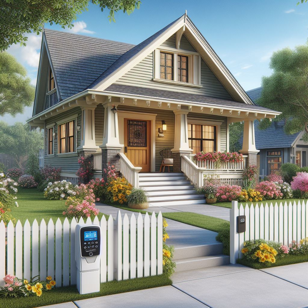 beautiful family home protected with the best door and window alarms