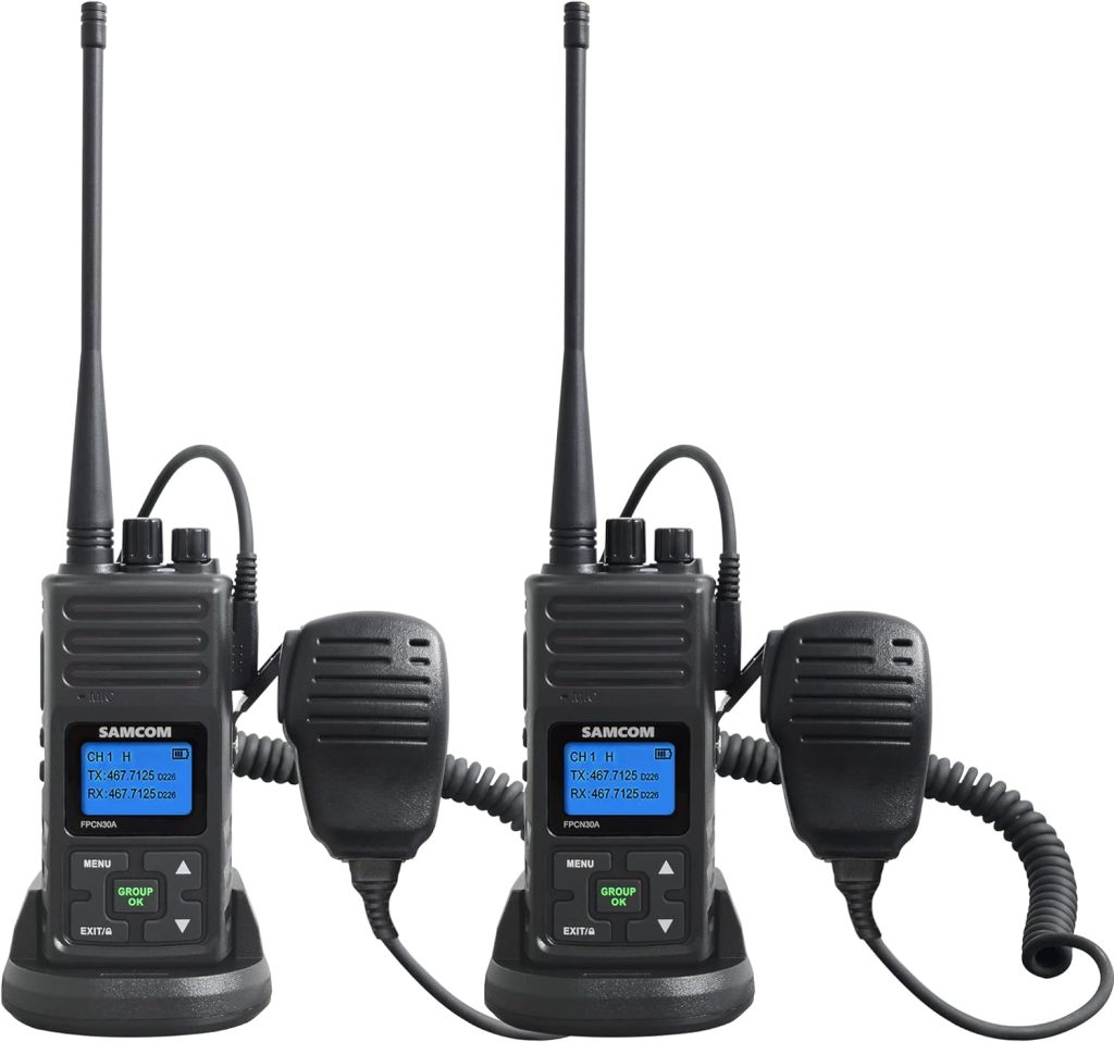 SAMCOM 5Watt Walkie Talkie Long Range Two Way Radio