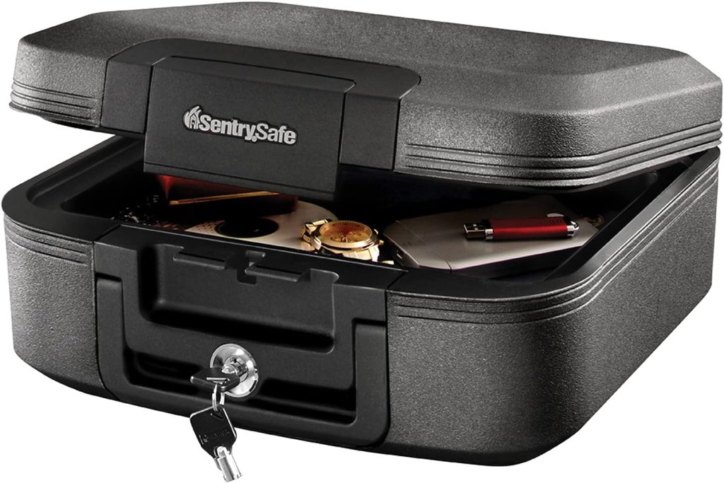 SentrySafe Fireproof and Waterproof Safe Box