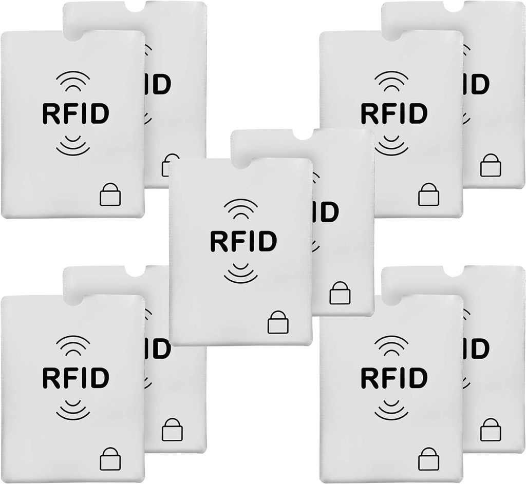 SaiTech IT Set of 10 RFID Blocking Sleeves