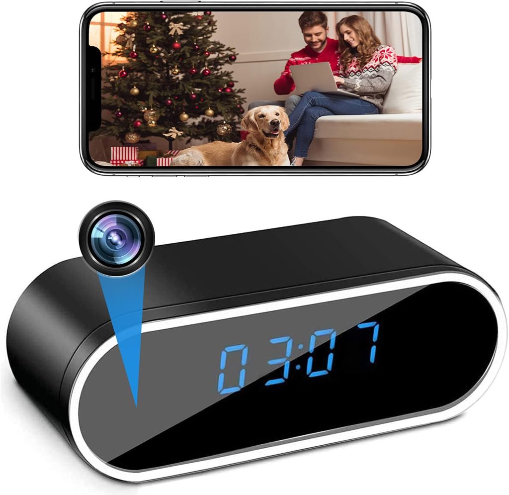 braosusner Hidden Camera Clock