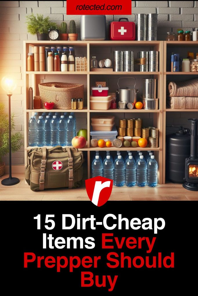 15 dirt cheap items every prepper should buy and stockpile in case of emergency. 