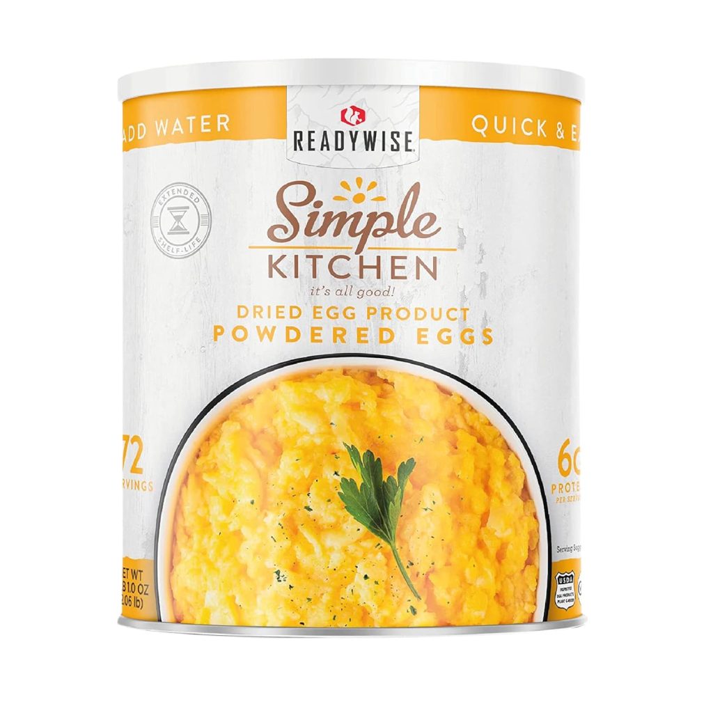 READYWISE Powdered Eggs in a #10 can