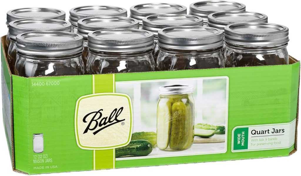 Ball Wide Mouth Clear Glass Canning