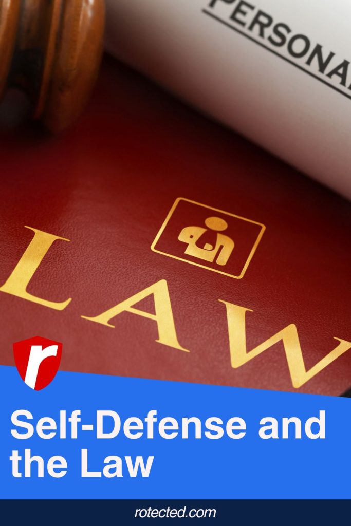 A legal law book that explains the laws when it comes to self-defense