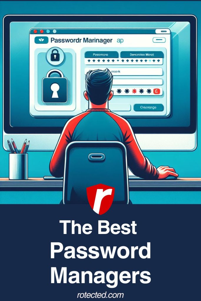 Best password manager being used in illustrated image