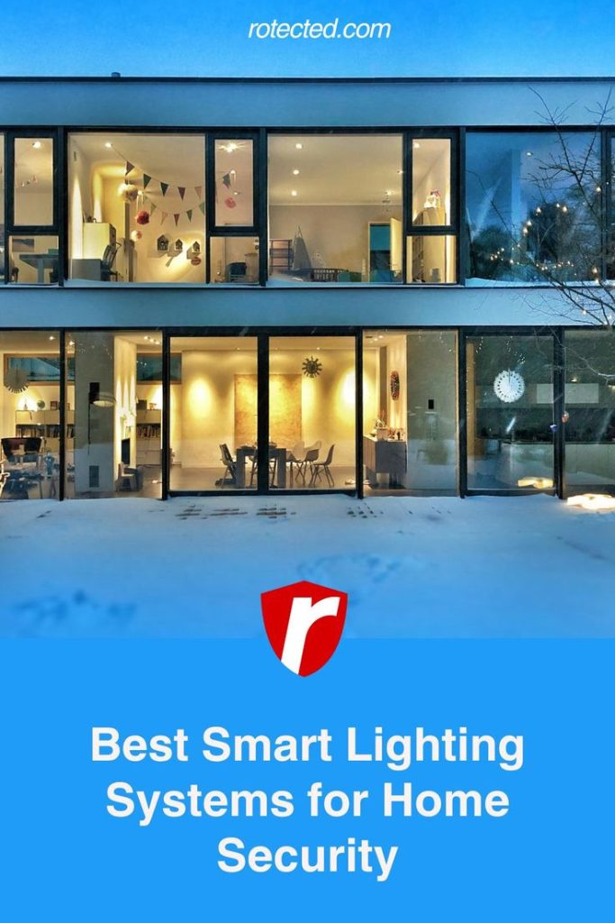 smart lights installed on a home