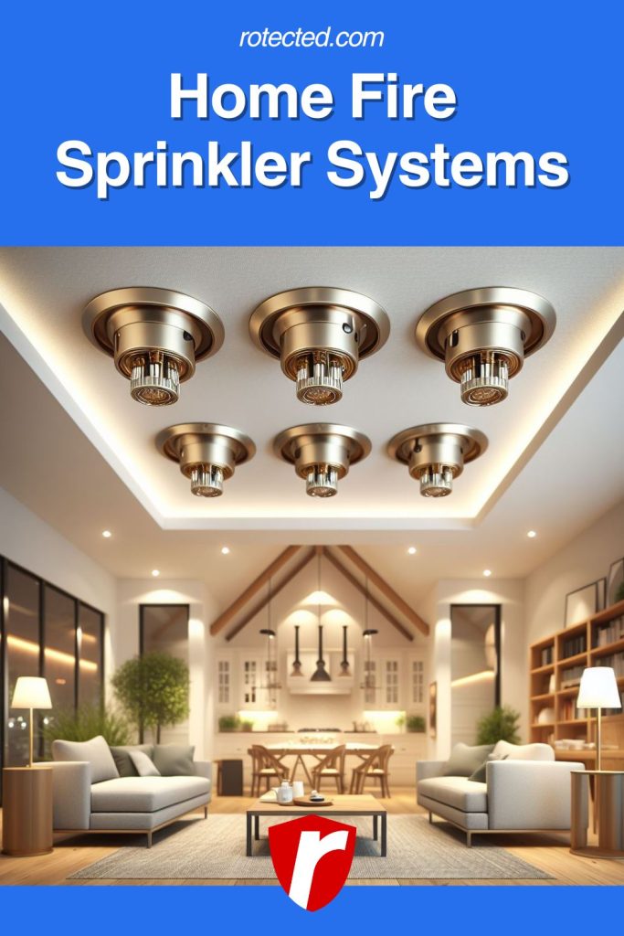 Home Fire Sprinkler Systems installed in a luxurious home