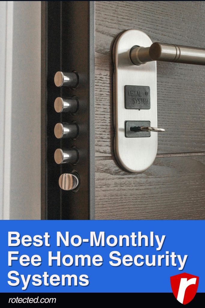 no monthly fee home security system