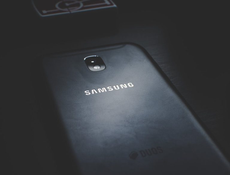 an old smartphone being used as a security camera